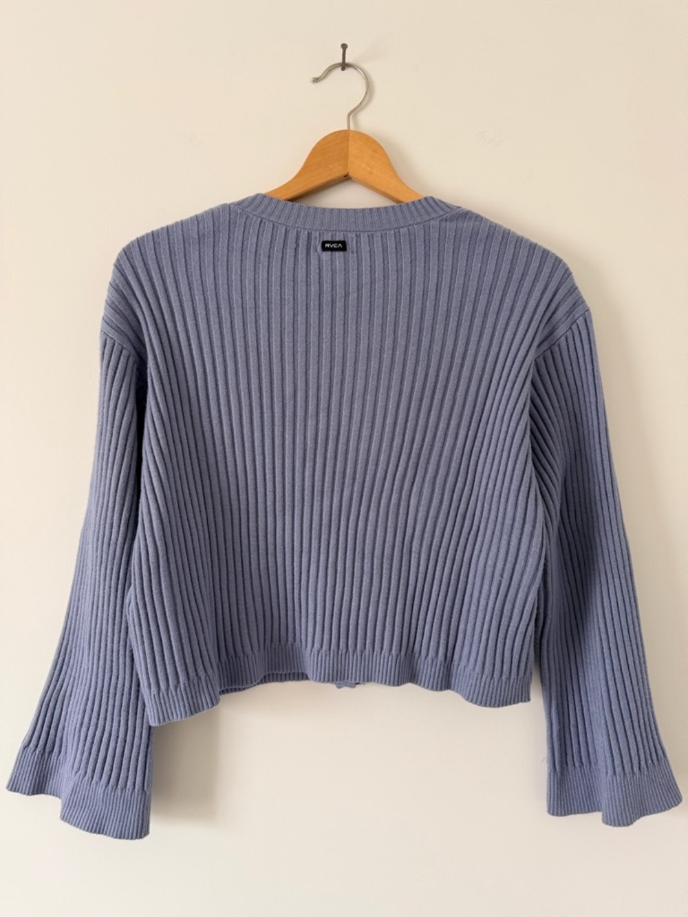RVCA Cropped Ribbed Cardigan - Picture 5 of 5
